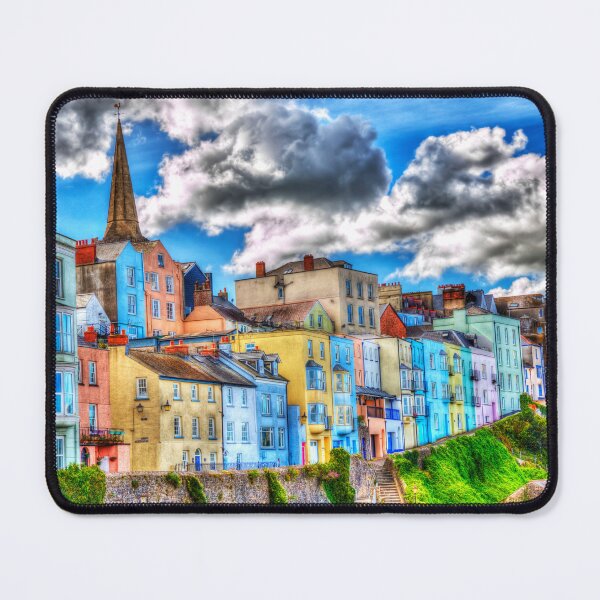 Item preview, Tenby Town Houses, Dramatic, Pembrokeshire, Wales designed and sold by Paul Thompson Photography.