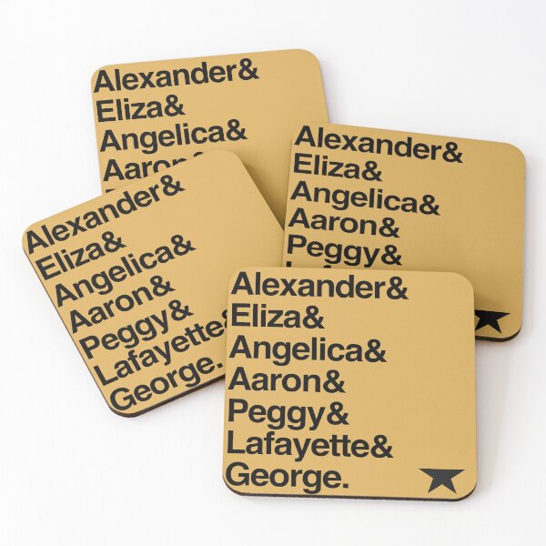 Item preview, Hamilton names list designed and sold by ihearttheater.