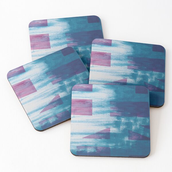 Item preview, Geometrical water in Blue designed and sold by BlackArtichoke.