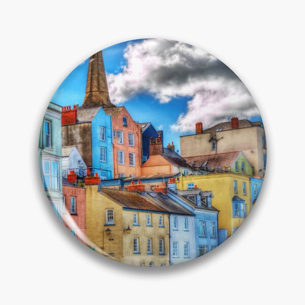 Item preview, Tenby Town Houses, Dramatic, Pembrokeshire, Wales designed and sold by Paul Thompson Photography.