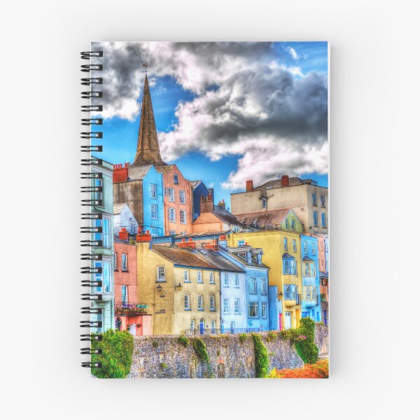 Item preview, Tenby Town Houses, Dramatic, Pembrokeshire, Wales designed and sold by Paul Thompson Photography.