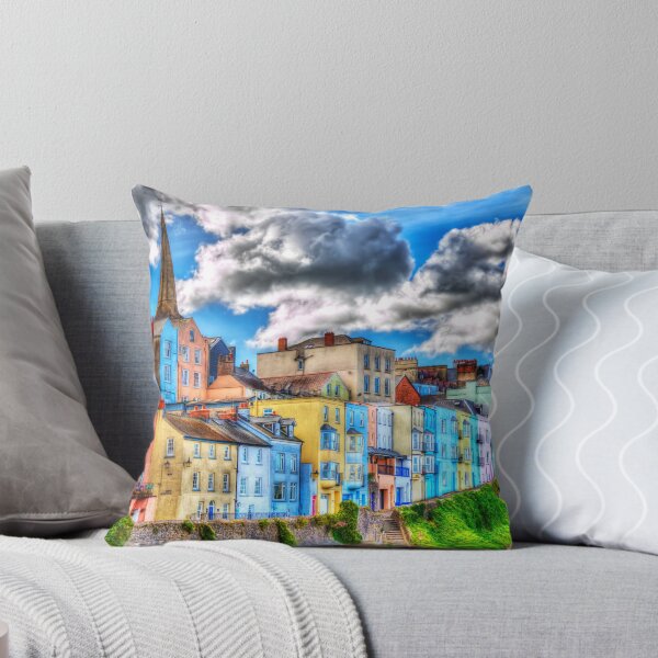Item preview, Tenby Town Houses, Dramatic, Pembrokeshire, Wales designed and sold by Paul Thompson Photography.