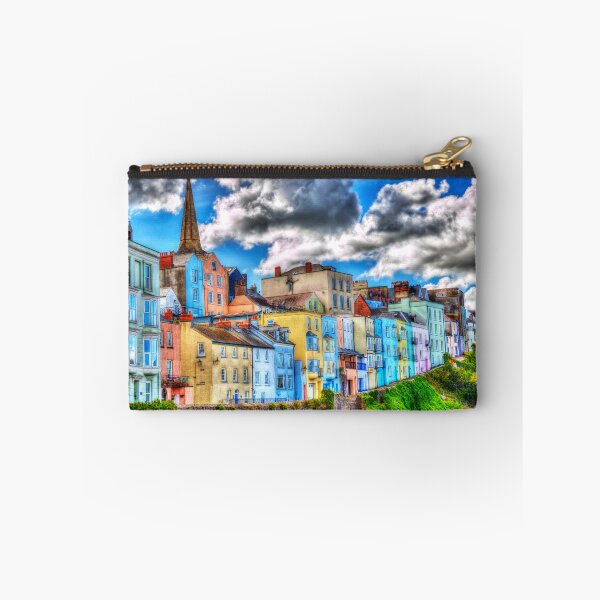 Item preview, Tenby Town Houses, Dramatic, Pembrokeshire, Wales designed and sold by Paul Thompson Photography.
