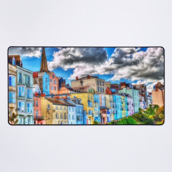 Item preview, Tenby Town Houses, Dramatic, Pembrokeshire, Wales designed and sold by Paul Thompson Photography.