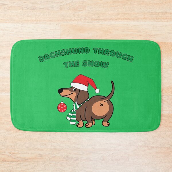 Item preview, Dachshund through the snow designed and sold by to-esu.