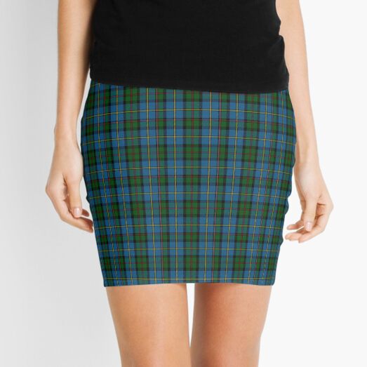 00066 Green Macleod Clan/ Family Tartan Mini Skirt