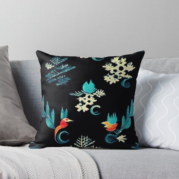 Item preview, Dark seamless winter pattern designed and sold by MorningPanda.