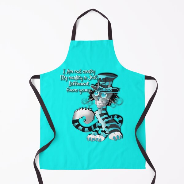 Item preview, I am not crazy funny Quotes Cheshire cat designed and sold by Sonia Jones Art.