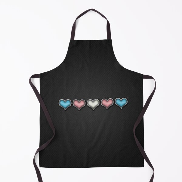 Item preview, Transgender Pride Hearts with Chrome Frames designed and sold by LiveLoudGraphic.