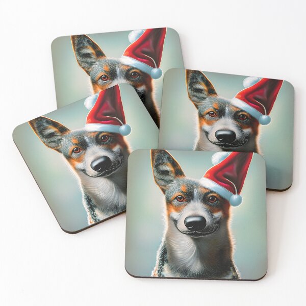 Item preview, Christmas Australian Stumpy Tail Cattle Dog designed and sold by ZenEverAI.