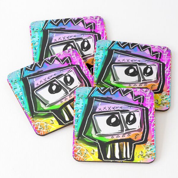 Item preview, Graffiti style neo-expressionism skull character. Cool skeleton designed and sold by Neo-Expression.