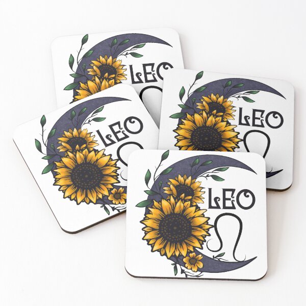 Item preview, Leo zodiac floral designed and sold by BlackCatArtBB.