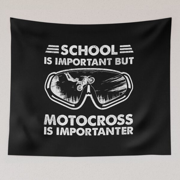 Item preview, School Is Important But Motocross Is Importanter designed and sold by annahunt68.