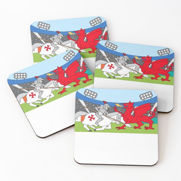 Artikelvorschau, Welsh Dragon besiegt St. George von England - Wales England Rugby 6 Nations Cymru World Cup Football entworfen und verkauft von raretshirtsuk.