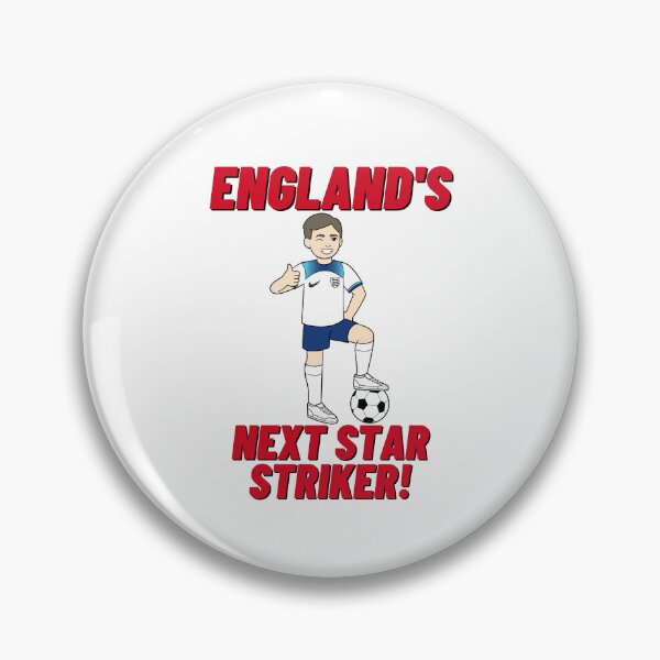 Artikelvorschau, England's Next Star Striker - Tolles Kinderkind Kinder Weihnachtsgeschenk Fußballdesign - England English Kane Nationalmannschaft Fußballweltmeisterschaft 2022 Katar entworfen und verkauft von raretshirtsuk.