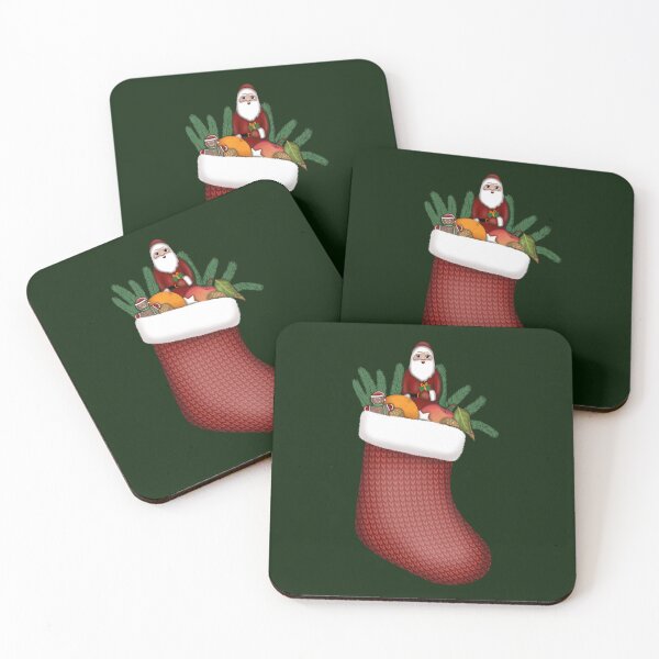 Item preview, Christmas stocking with Santa Claus designed and sold by Milamara.