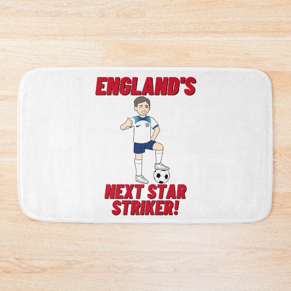 Item preview, England's Next Star Striker - Great Kids Child Children Christmas Present Football Design - England English Kane National Team Soccer World Cup 2022 Qatar designed and sold by raretshirtsuk.