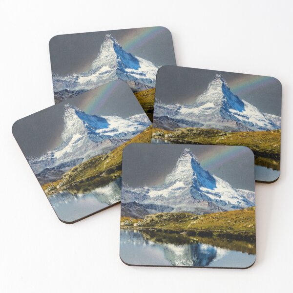 Item preview, Matterhorn Mountain Switzerland Zermatt, European Swiss Alps Mountains, Winter Matterhorn Landscape Oil Paint, Switzerland Highest Peak designed and sold by Paintcorner.