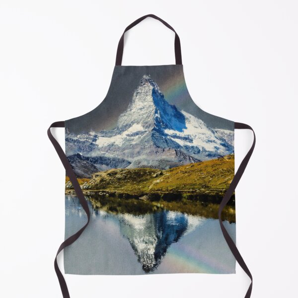 Item preview, Matterhorn Mountain Switzerland Zermatt, European Swiss Alps Mountains, Winter Matterhorn Landscape Oil Paint, Switzerland Highest Peak designed and sold by Paintcorner.