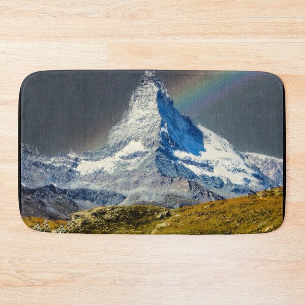 Item preview, Matterhorn Mountain Switzerland Zermatt, European Swiss Alps Mountains, Winter Matterhorn Landscape Oil Paint, Switzerland Highest Peak designed and sold by Paintcorner.