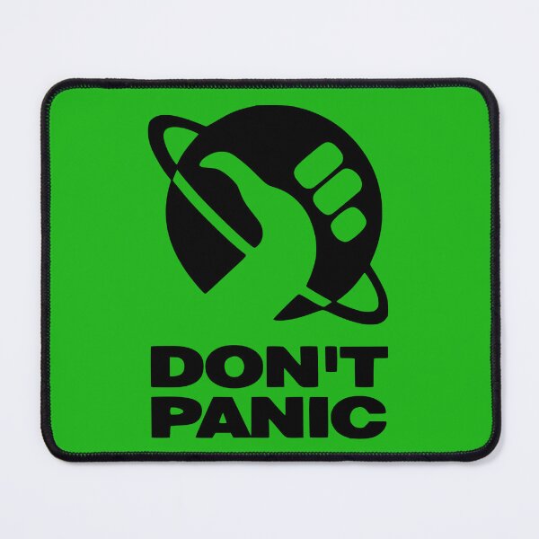 Item preview, Don't Panic - Hitchhiker's Guide to the Galaxy designed and sold by CrownHabit.