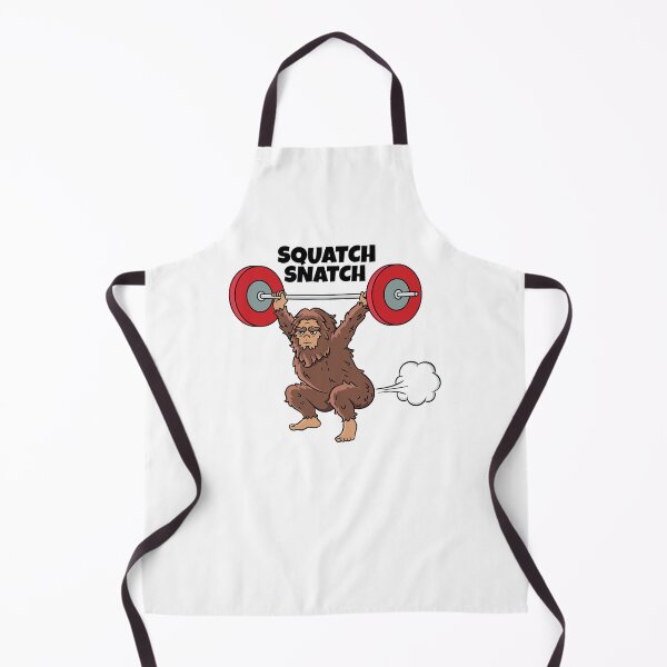 Item preview, Squatch Snatch Sasquat, Bigfoot Lifting Barbell Weight designed and sold by Maria Garcia.