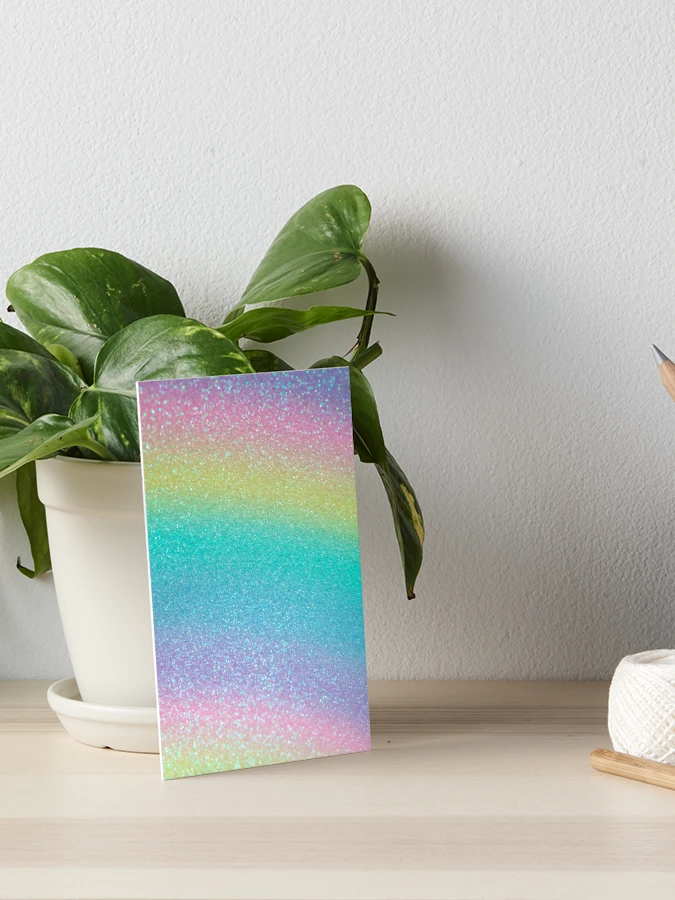 Print for newburyboutique Redbubble Board Sale Pretty Rainbow | Art Ombre by Stardust\