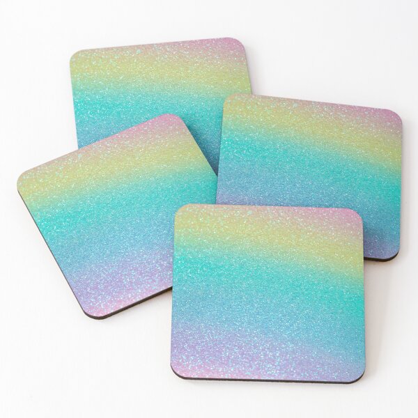 Item preview, Pretty Pastel Rainbow Ombre Gradient Stardust designed and sold by newburyboutique.