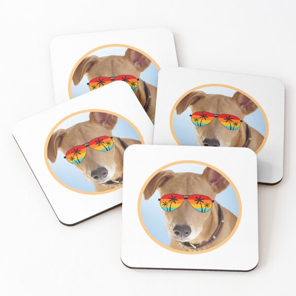 Item preview, Potcake with sunglasses for Dog Lover Dad Mom designed and sold by EsraaBaniOdeh.