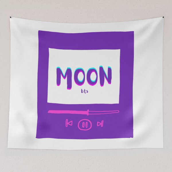 Item preview, BTS Song - Moon designed and sold by TheMerchPeddler.