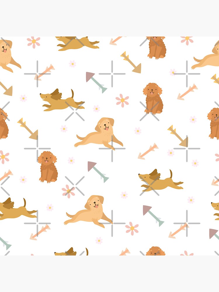 "Seamless Boho Pattern With Dogs Arrows" Sticker for Sale by mrumaiir