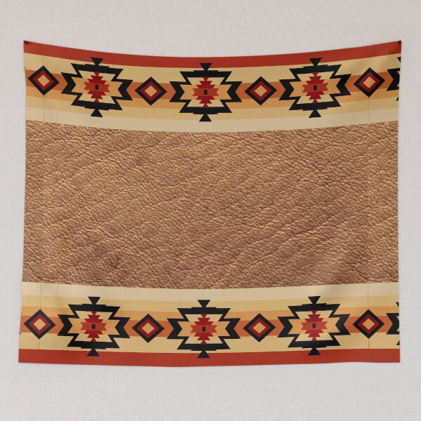 Item preview, Western Tribal Native American Symbol With Faux Leather designed and sold by handsoftime2020.