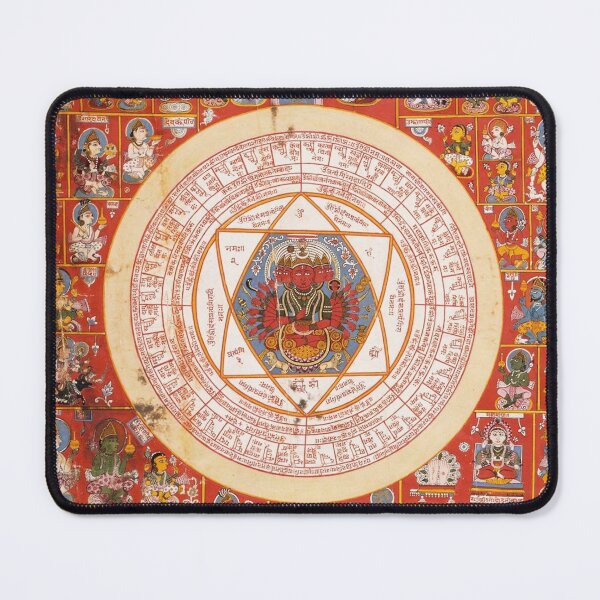 Item preview, Mandala 144 Yantra Goddess Pratyangira Gujarat India designed and sold by GuyBlank.