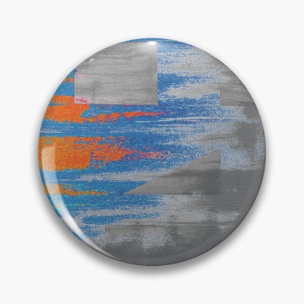 Item preview, Geometrical water in Grey and Orange designed and sold by BlackArtichoke.