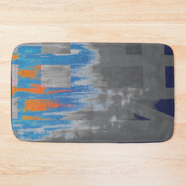 Item preview, Geometrical water in Grey and Orange designed and sold by BlackArtichoke.