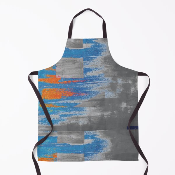 Item preview, Geometrical water in Grey and Orange designed and sold by BlackArtichoke.