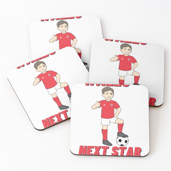 Item preview, Wales' Next Star Striker - Great Kids Child Children Christmas Present Football Design - Wales Welsh Cymru National Team Soccer World Cup 2022 Qatar designed and sold by raretshirtsuk.
