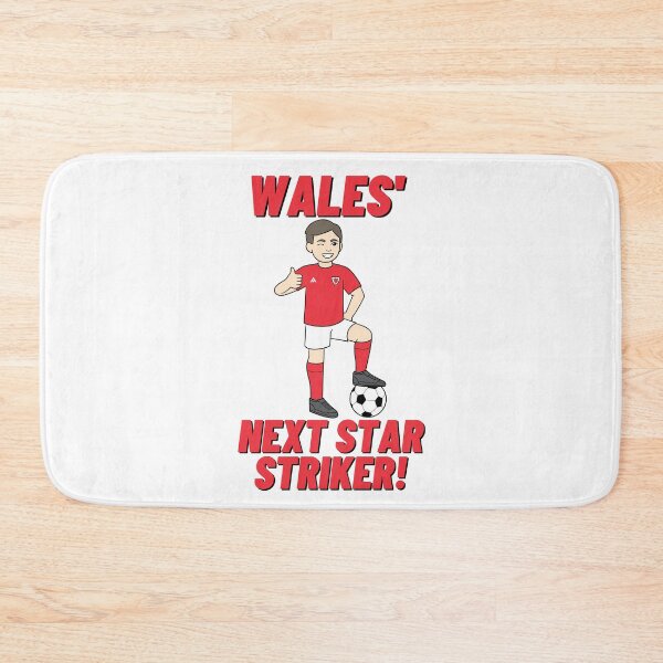 Item preview, Wales' Next Star Striker - Great Kids Child Children Christmas Present Football Design - Wales Welsh Cymru National Team Soccer World Cup 2022 Qatar designed and sold by raretshirtsuk.