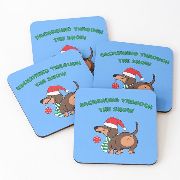 Item preview, Dachshund through the snow designed and sold by to-esu.
