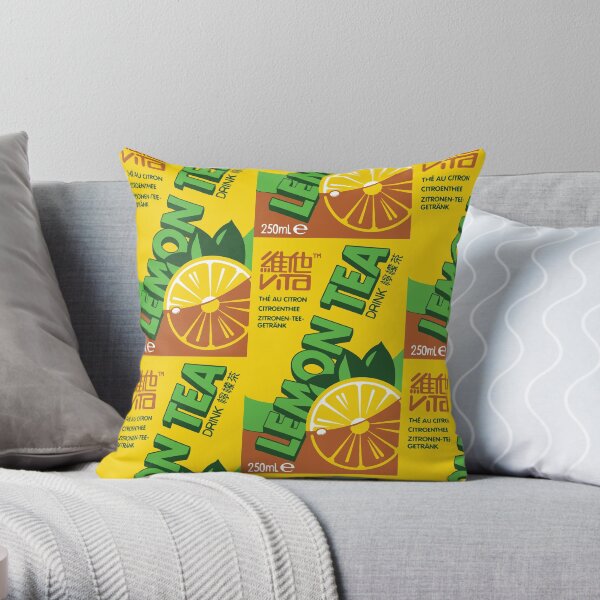 Vita Lemon Tea Throw Pillow