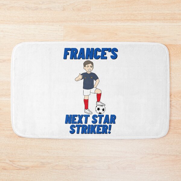 Item preview, France's Next Star Striker - Great Kids Child Children Christmas Present Football Design - Francais French National Team Soccer World Cup 2022 Qatar designed and sold by raretshirtsuk.