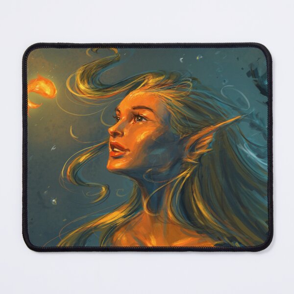Item preview, Gold fish and mermaid designed and sold by Ellieart-mj.