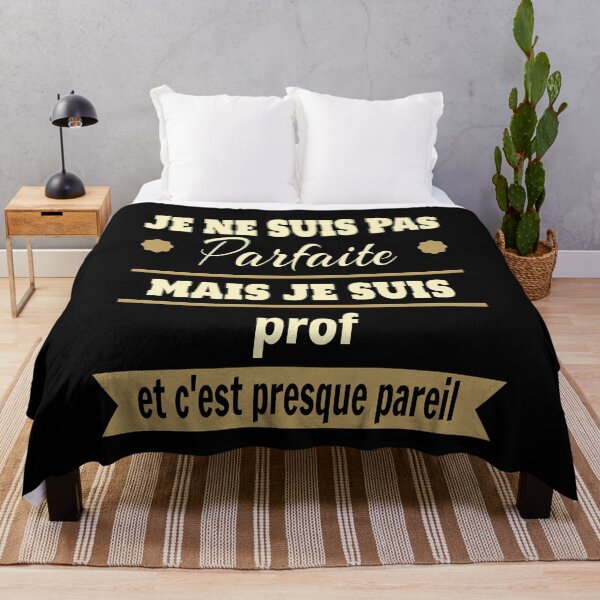 Aperçu de l'œuvre Pas parfaite mais prof professeure humour créée et vendue par la-petite-folie.