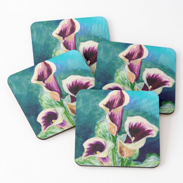 Artikelvorschau, Calla-Lilien-Acrylmalerei entworfen und verkauft von winfredsDesigns.
