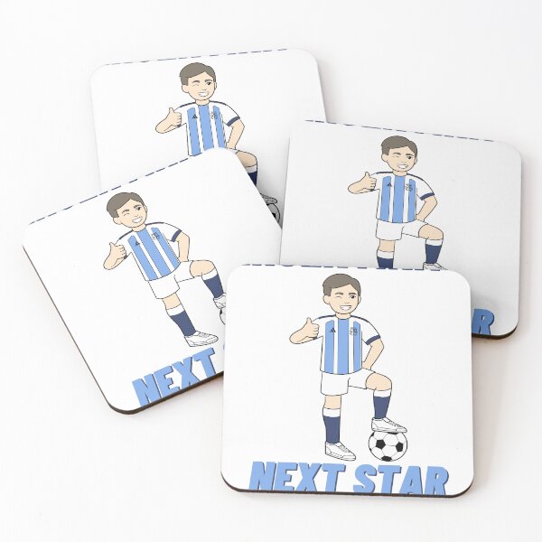 Item preview, Argentina's Next Star Striker - Great Kids Child Children Christmas Present Football Design - Argentina National Team Soccer World Cup 2022 Qatar designed and sold by raretshirtsuk.