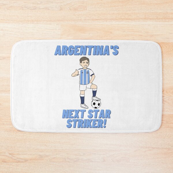 Item preview, Argentina's Next Star Striker - Great Kids Child Children Christmas Present Football Design - Argentina National Team Soccer World Cup 2022 Qatar designed and sold by raretshirtsuk.