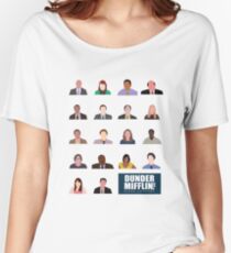 Dunder Mifflin Rolecall! Women's Relaxed Fit T-Shirt