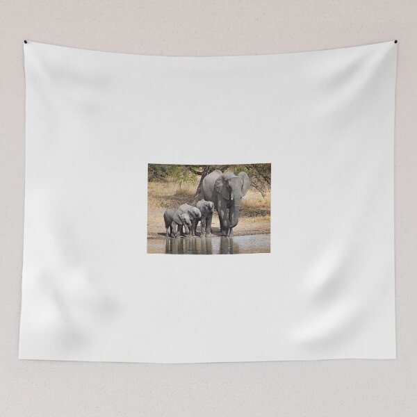 Item preview, Elephant Mom and Babies designed and sold by Michael Moss Photography.