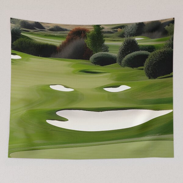 Item preview, Humorous Golf Bunker Picture designed and sold by pinkal.