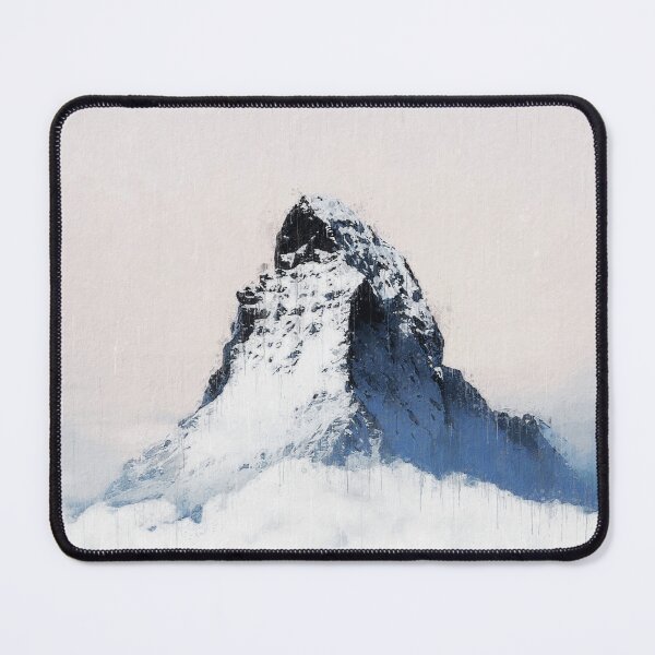 Item preview, Matterhorn Mountain Switzerland Zermatt, European Swiss Alps Mountains, Winter Matterhorn Landscape Oil Paint, Switzerland Highest Peak designed and sold by Paintcorner.